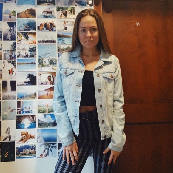 Light blue denim jacket - Picture 3 of 4